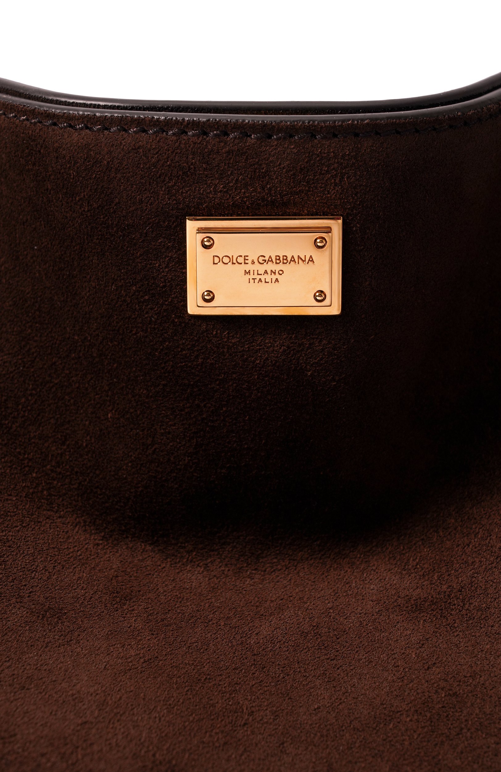 Сумка vittoria DOLCE & GABBANA темно-коричневого цвета по цене 214500 руб., арт. BB7942/A0775, фото 6 Сумка vittoria DOLCE & GABBANA, арт. BB7942/A0775, фото 6