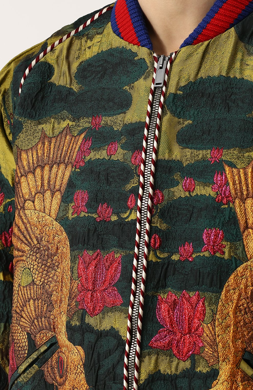 Бомбер на молнии с вышивкой GUCCI, арт. 493711/Z463G, фото 5