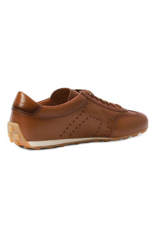 Кожаные кроссовки Glove Santoni MBGG22080BIFTSDW Коричневый  MBGG22080BIFTSDW Фото 5