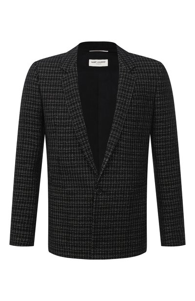 Мужской пиджак из шерсти и вискозы SAINT LAURENT, арт. 644409/Y1C81