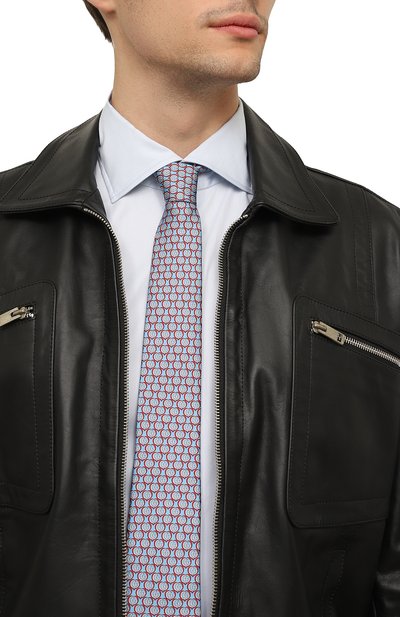 Шелковый галстук GUCCI, арт. 597236 4E001, фото 2