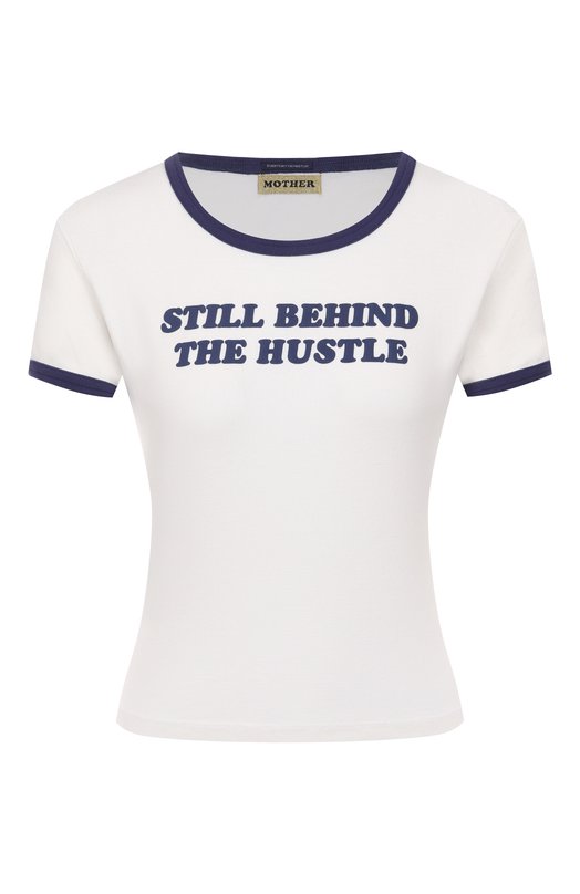 Хлопковая футболка Mother 81001-R315/G Белый 81001-R315/G