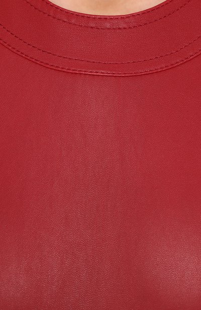 Кожаное мини-платье с круглым вырезом BOTTEGA VENETA, арт. 519949/VENV0, фото 5