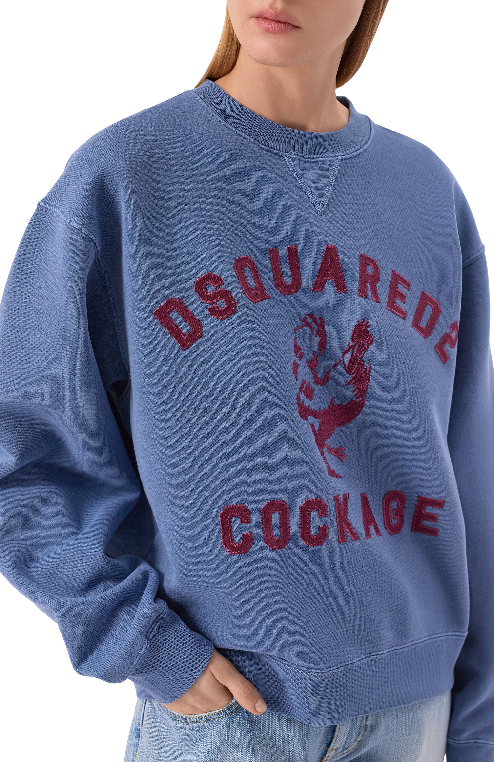 Хлопковый свитшот DSQUARED2, арт. S75GU0629/D25030, фото 5