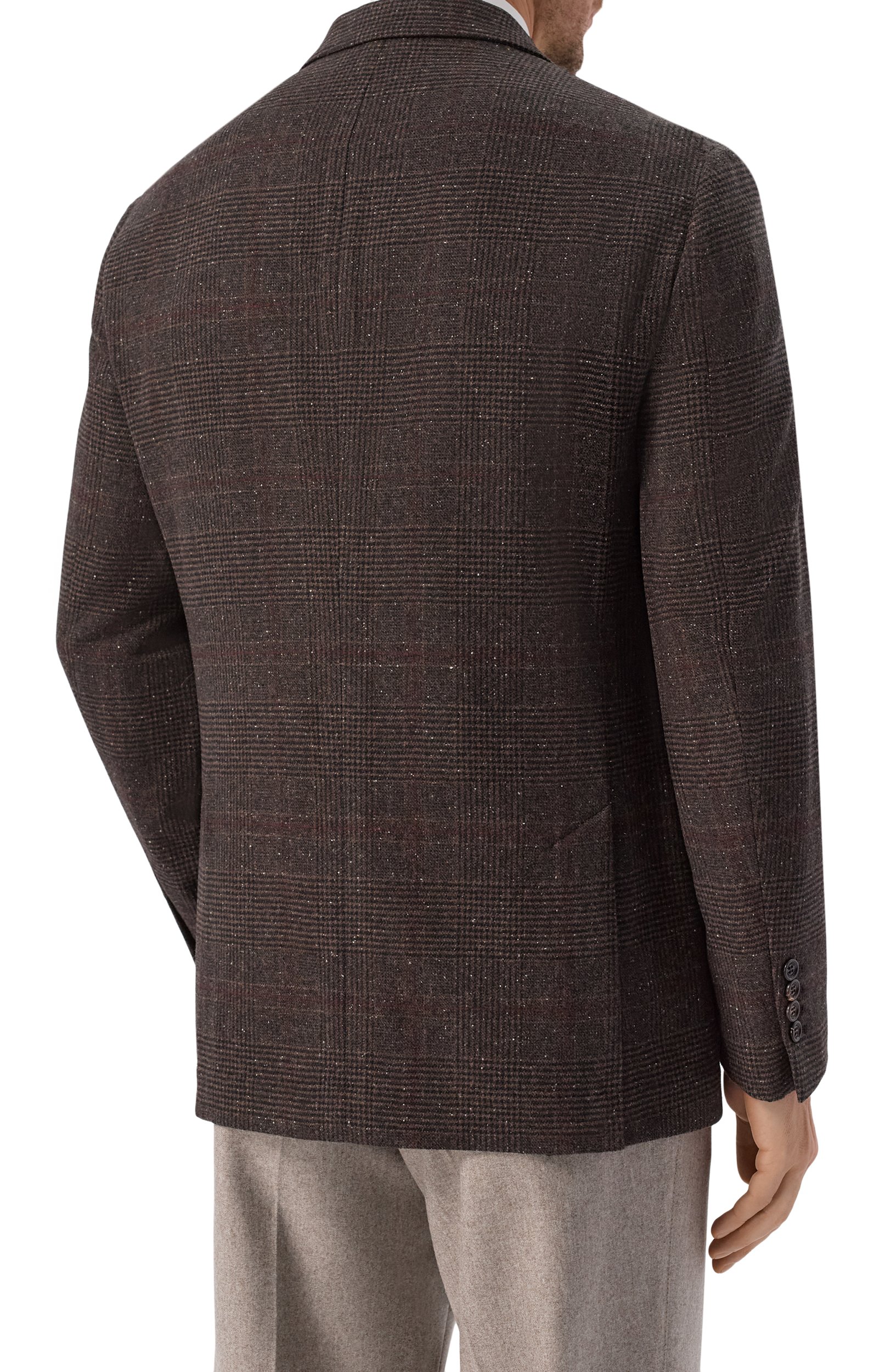 Пиджак из шелка и шерсти BRUNELLO CUCINELLI, арт. MV4647BTD, фото 4