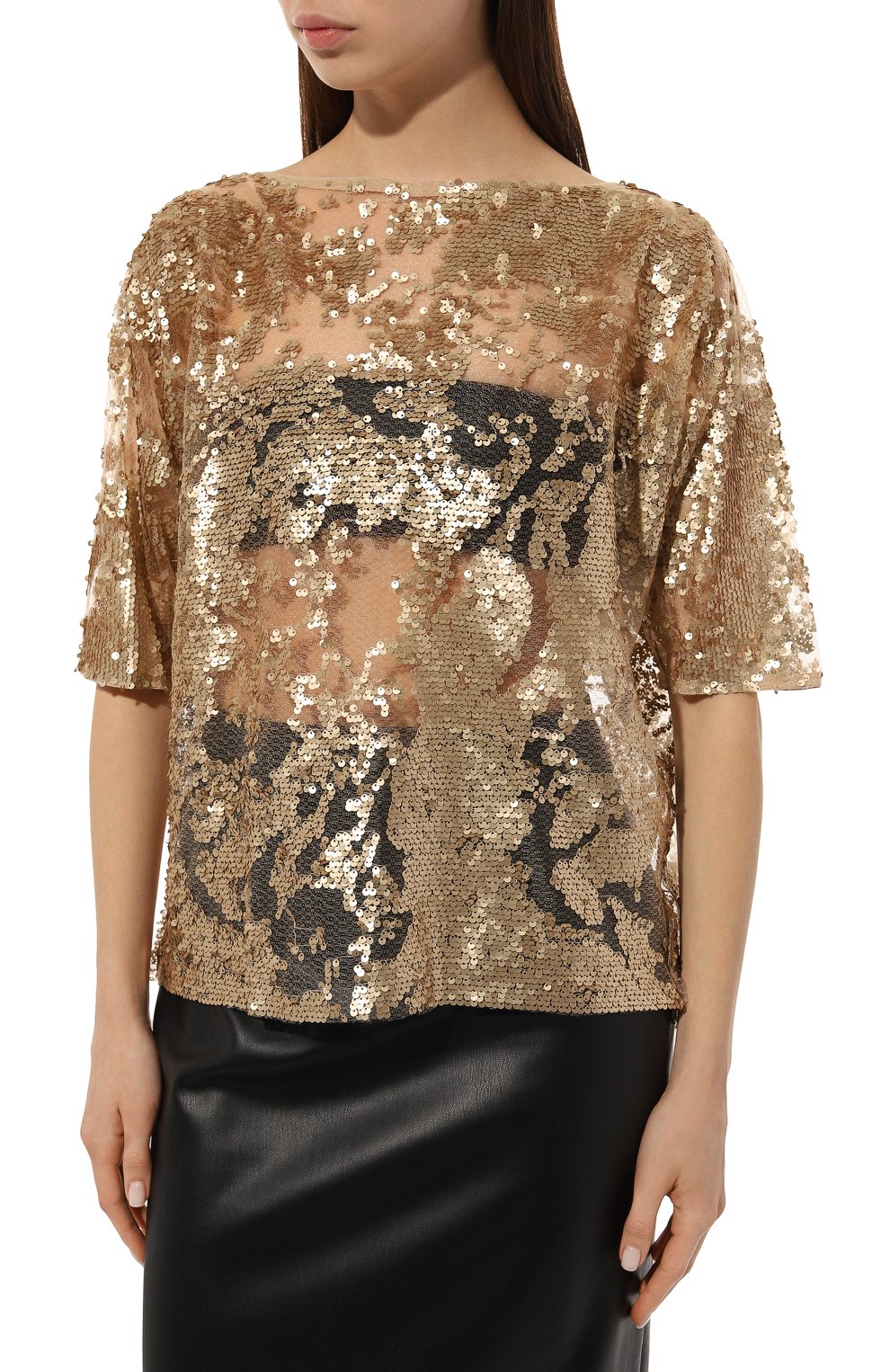 Топ с отделкой пайетками ANTONELLI FIRENZE, арт. J2683/358C, фото 3