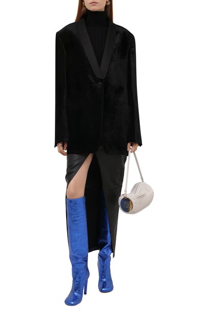 Кожаные ботфорты DRIES VAN NOTEN, арт. WW212/212/H100/QU120, фото 2