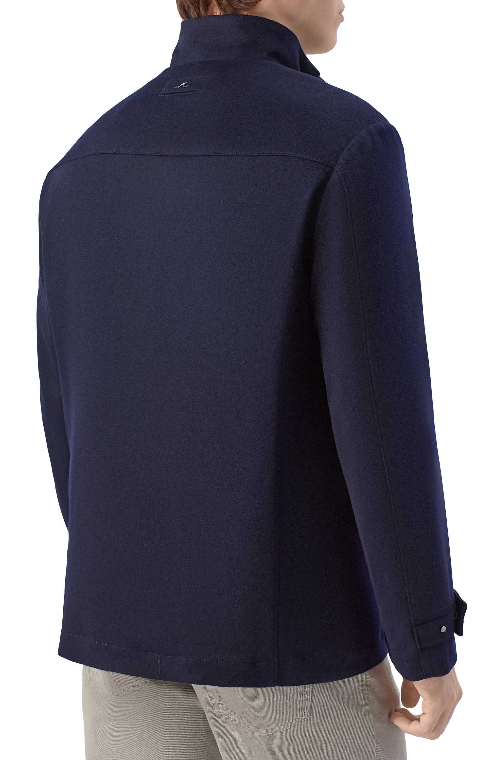 Кашемировая куртка PAUL&SHARK темно-синего цвета по цене 351500 руб., арт. 26412307, фото 4 Кашемировая куртка PAUL&SHARK, арт. 26412307, фото 4