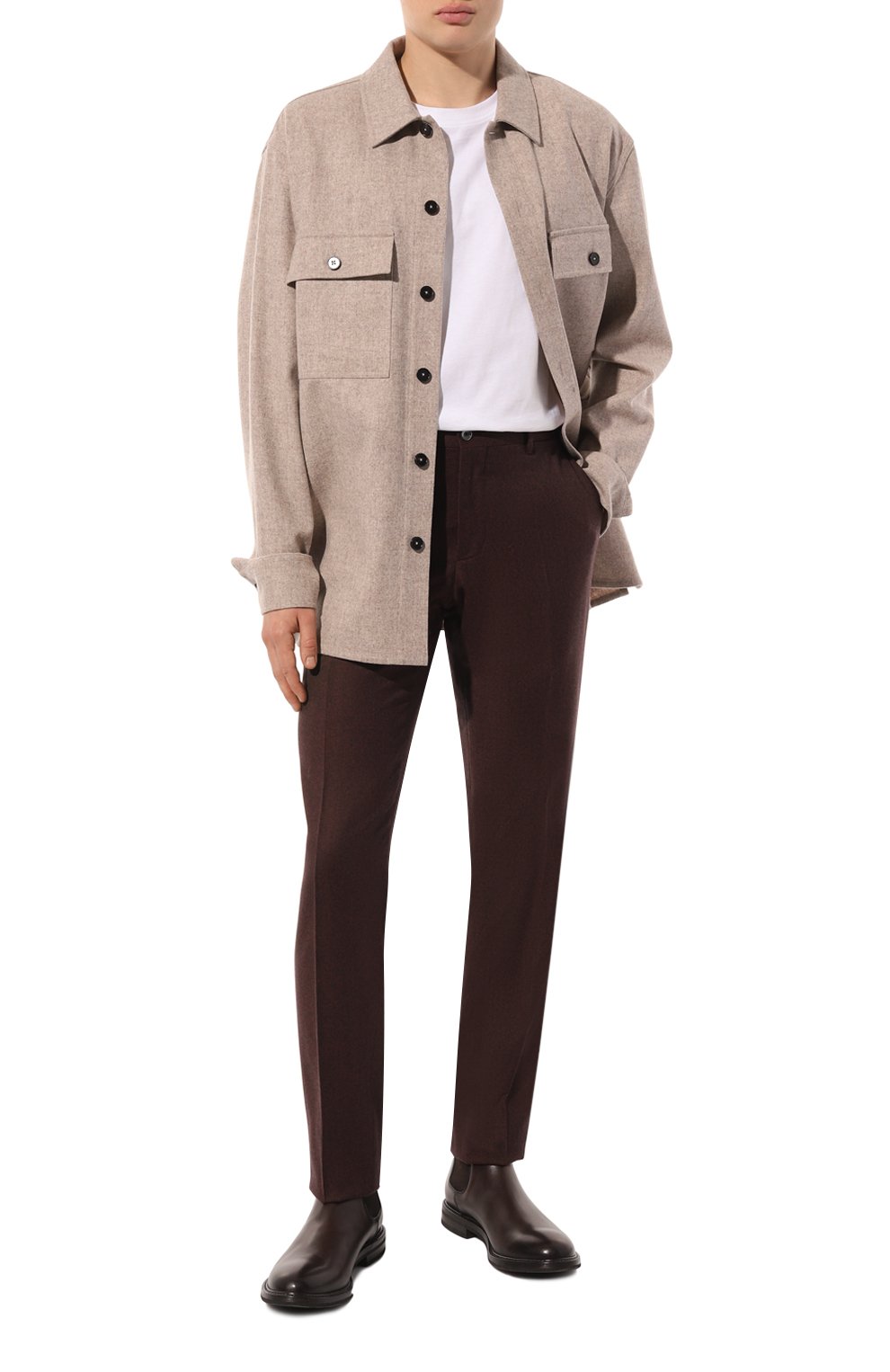 Шерстяные брюки ZILLI, арт. CP0006ZPRA605ZP435000, фото 2