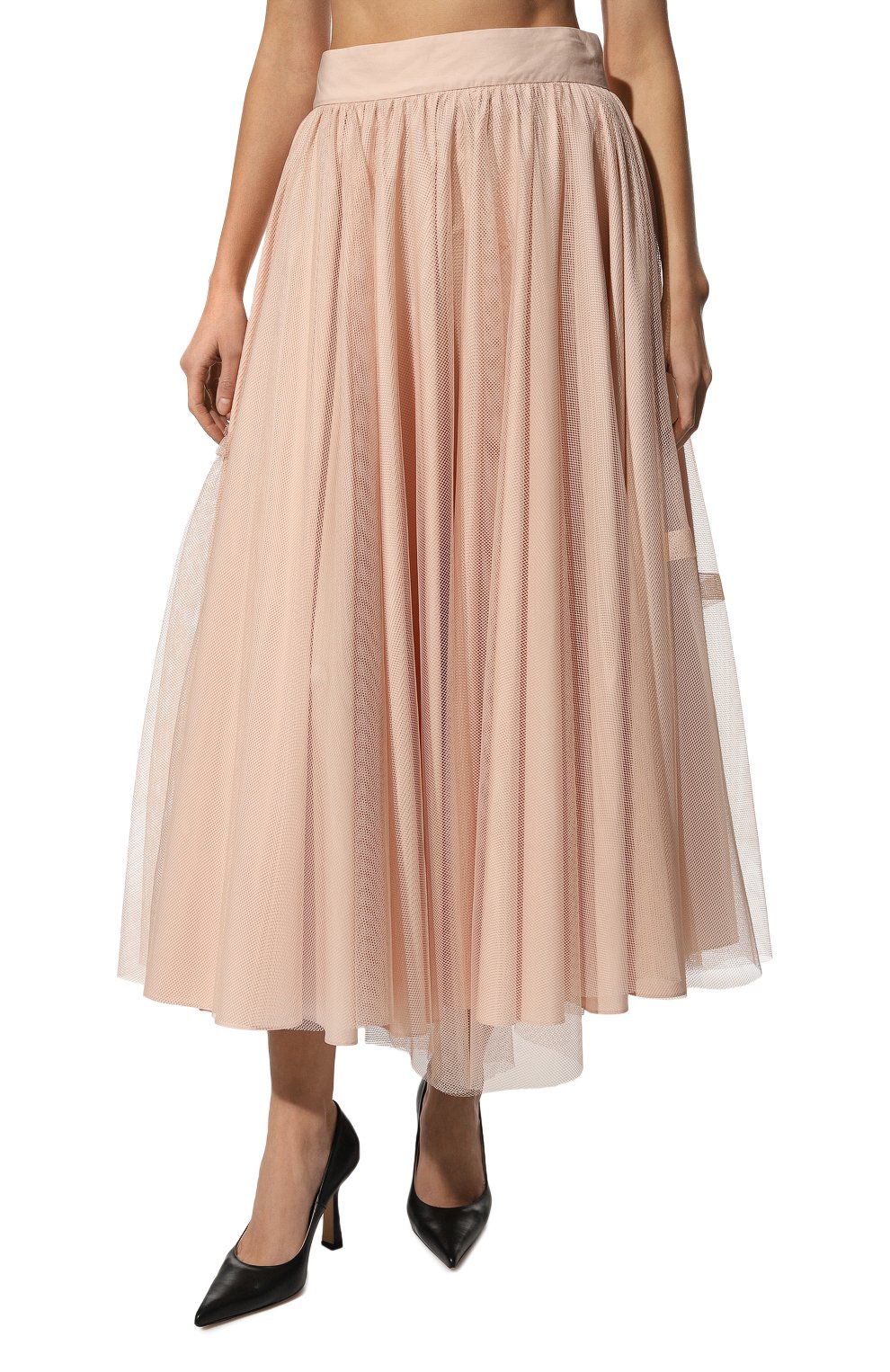Юбка ALEXANDER MCQUEEN розового цвета по цене 155500 руб., арт. 659364/QEACR, фото 3 Юбка ALEXANDER MCQUEEN, арт. 659364/QEACR, фото 3