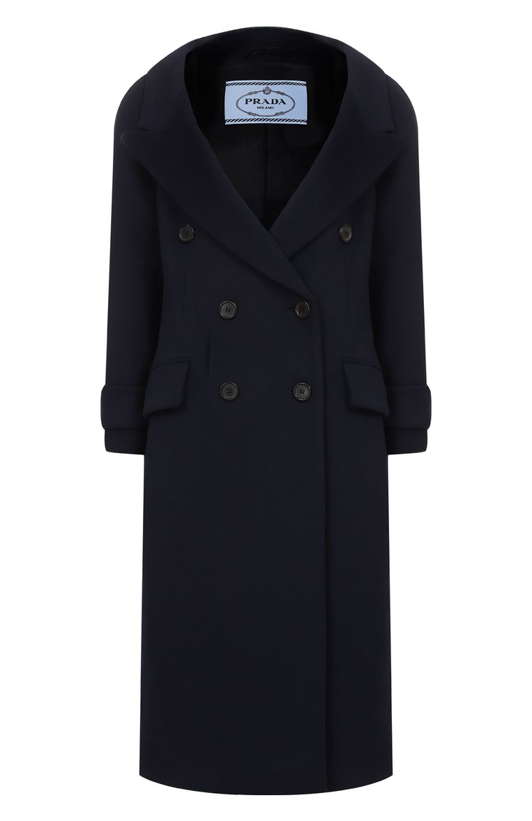 Шерстяное пальто PRADA, арт. P623HK-1QLO-F0HDP-181, фото 1