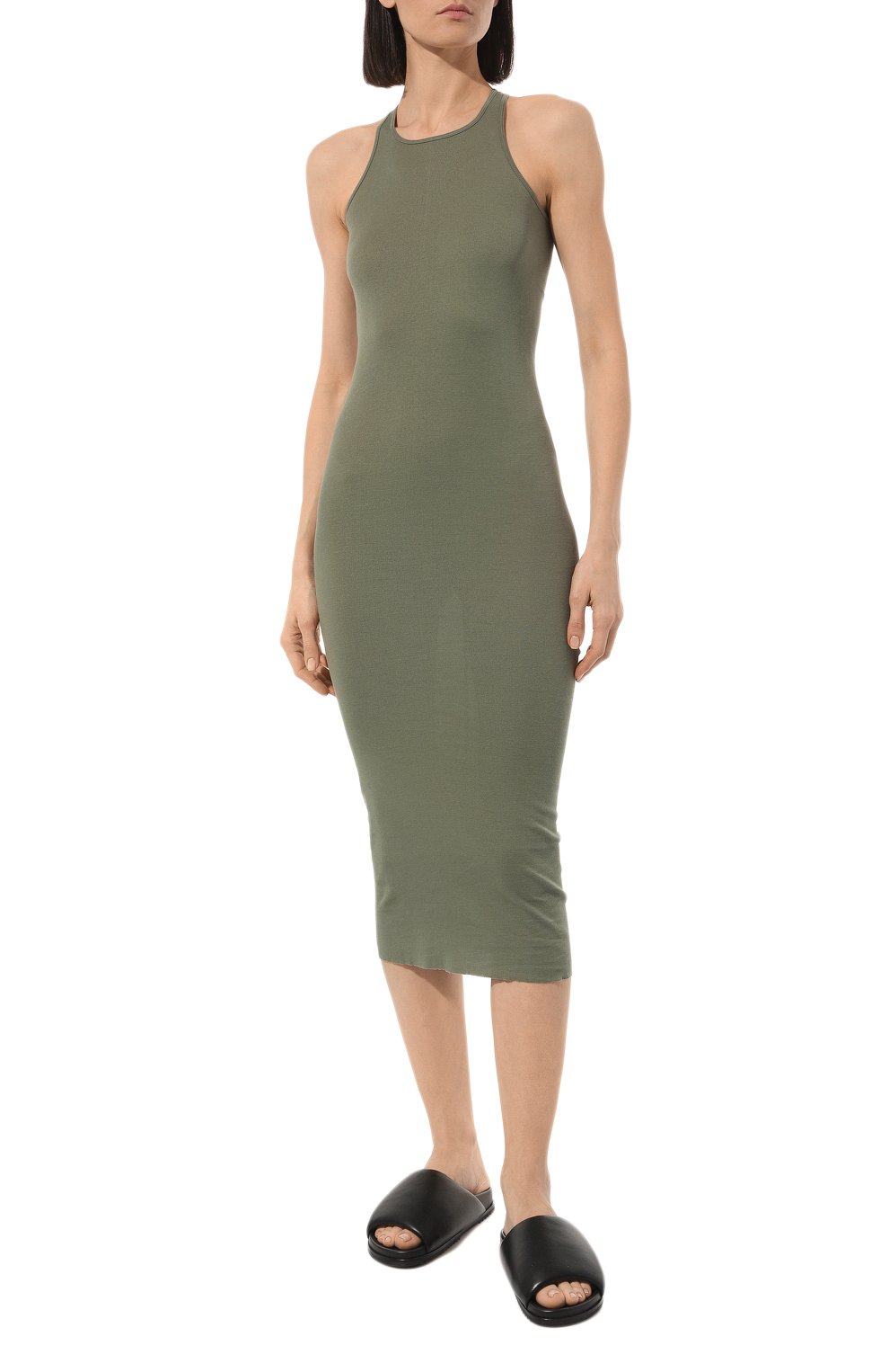 Хлопковое платье RICK OWENS, арт. RP01C5549/RD, фото 3