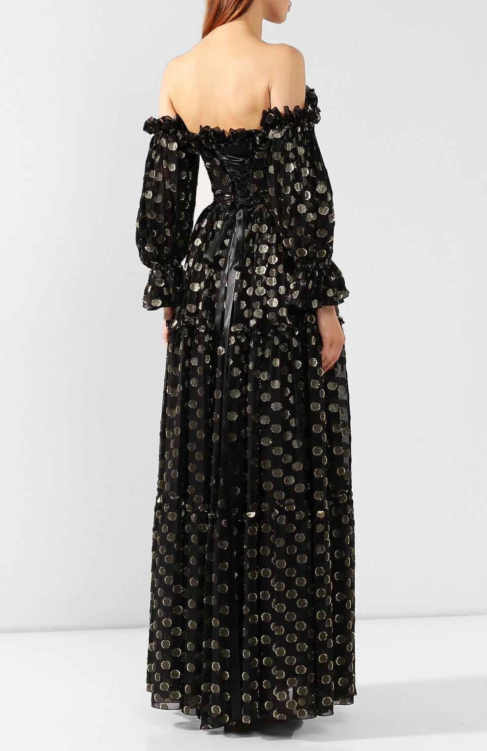 Шелковое платье DOLCE & GABBANA, арт. F6B7FT/HJMBI, фото 4