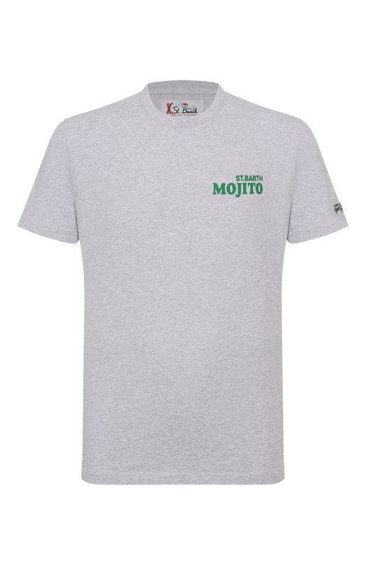 Хлопковая футболка MC2 Saint Barth ARN0001-02625I/ARN0TT Серый ARN0001-02625I/ARN0TT