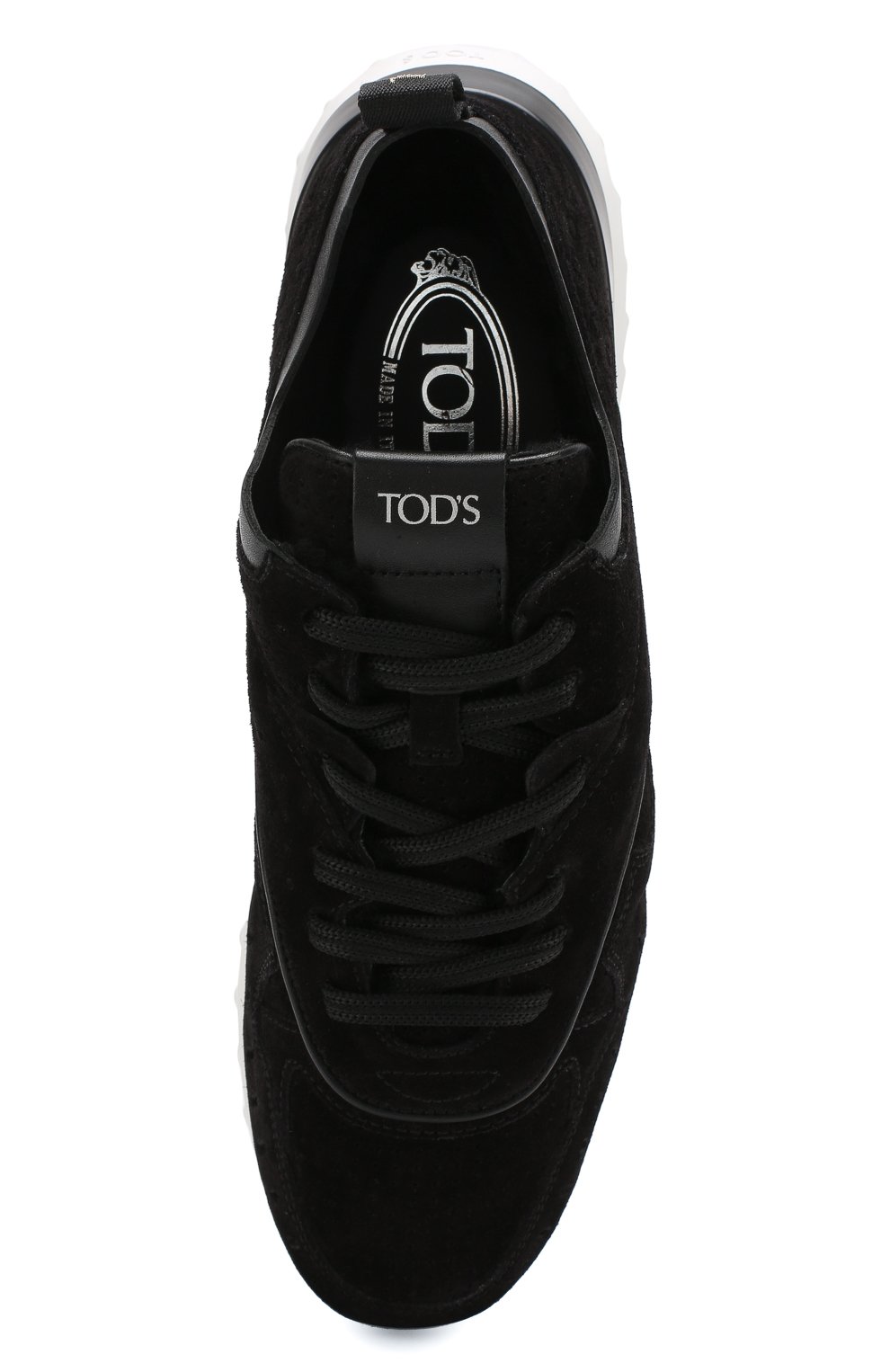 Замшевые кроссовки с внутренней отделкой из овчины TOD’S, арт. XXW80A0W592IRA, фото 5