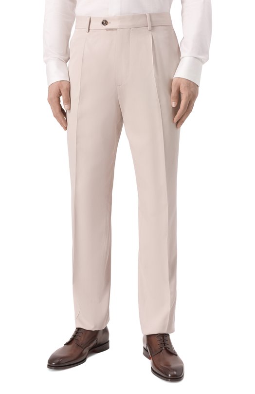 Шелковый костюм Brunello Cucinelli MB412LDWH Бежевый  MB412LDWH Фото 6