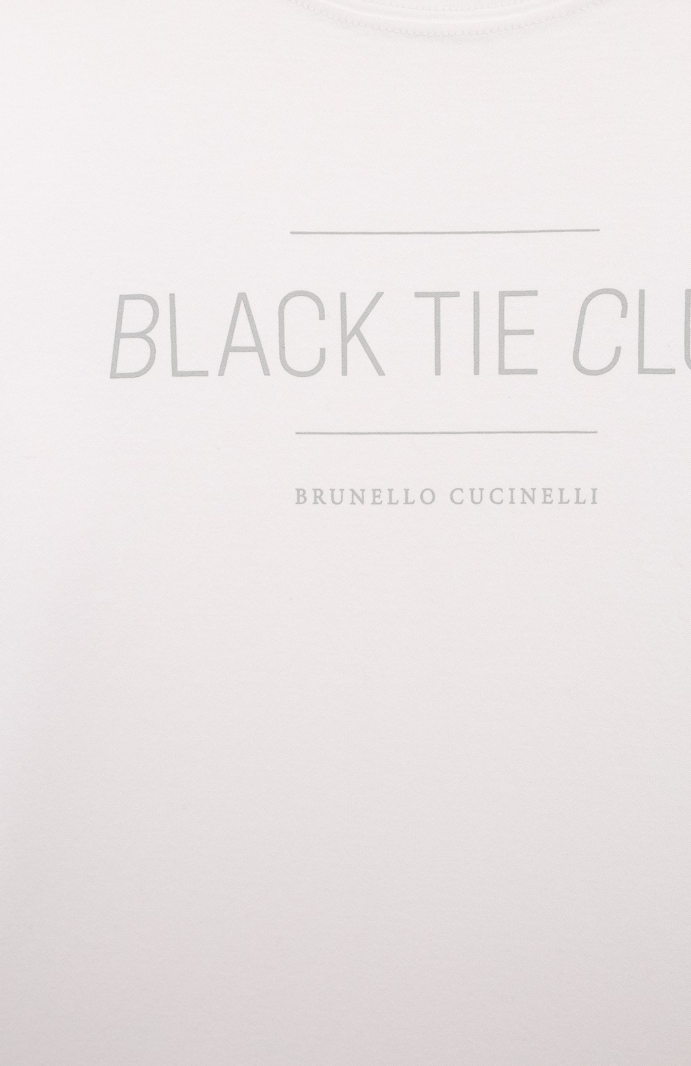 Хлопковая футболка BRUNELLO CUCINELLI белого цвета по цене 25150 руб., арт. B0B13S153A, фото 3 Хлопковая футболка BRUNELLO CUCINELLI, арт. B0B13S153A, фото 3