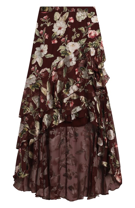 

Хлопковая юбка Alice + Olivia, Разноцветный