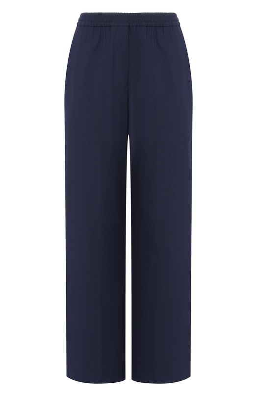 Шерстяные брюки Weekend Max Mara MALL0 Синий MALL0
