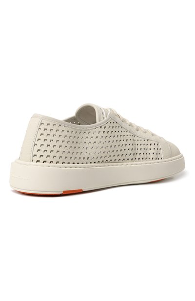 Кожаные кеды cleanic SANTONI, арт. MBCD21978BARCS03I50, фото 5