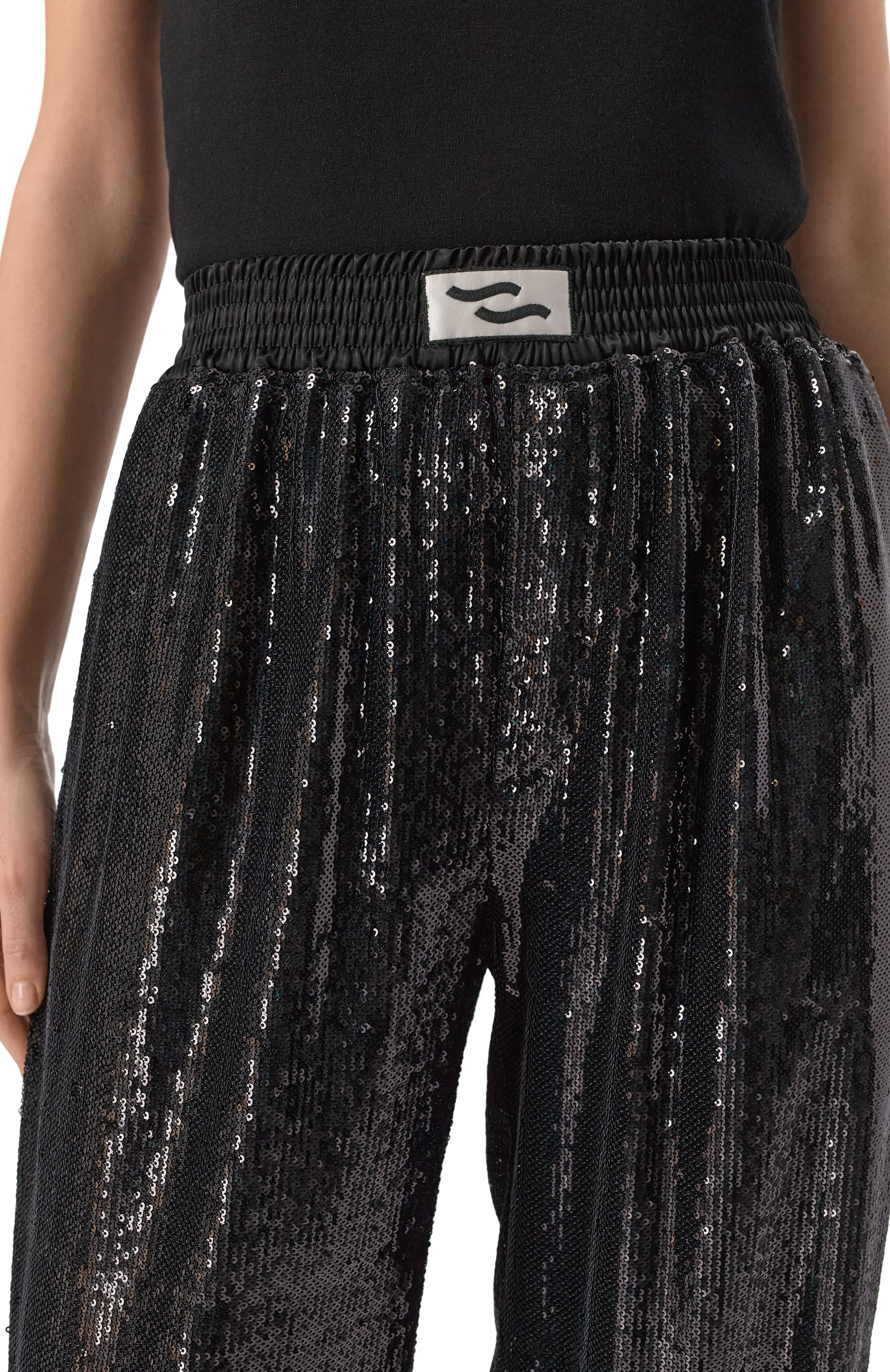Брюки с отделкой пайетками SSHEENA, арт. 25SSPRUSLAN TS25007, фото 5