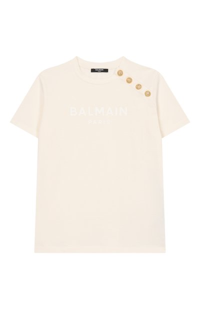 Хлопковая футболка BALMAIN, арт. BY8P01