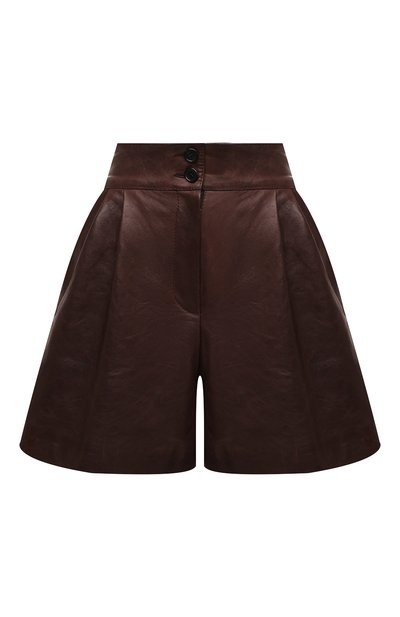 Женские кожаные шорты DOLCE & GABBANA, арт. FTBYCL/HULKF