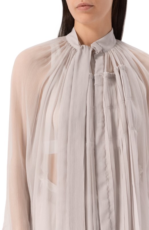 Шелковая блузка Ann Demeulemeester B0012787/FA608 Серый  B0012787/FA608 Фото 5