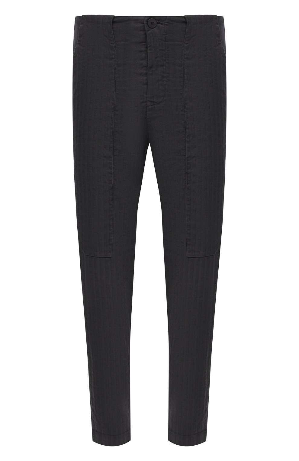 Брюки из хлопка и льна TRANSIT темно-серого цвета по цене 32050 руб., арт. CFUTRNH170, фото 1 Брюки из хлопка и льна TRANSIT, арт. CFUTRNH170, фото 1