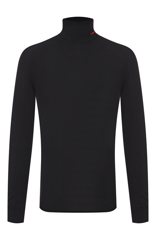 Шерстяная водолазка HUGO 50474174 Чёрный 50474174