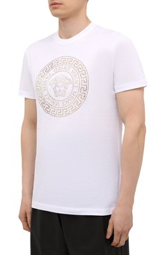 Хлопковая футболка VERSACE, арт. 1001619/1A01263, фото 1