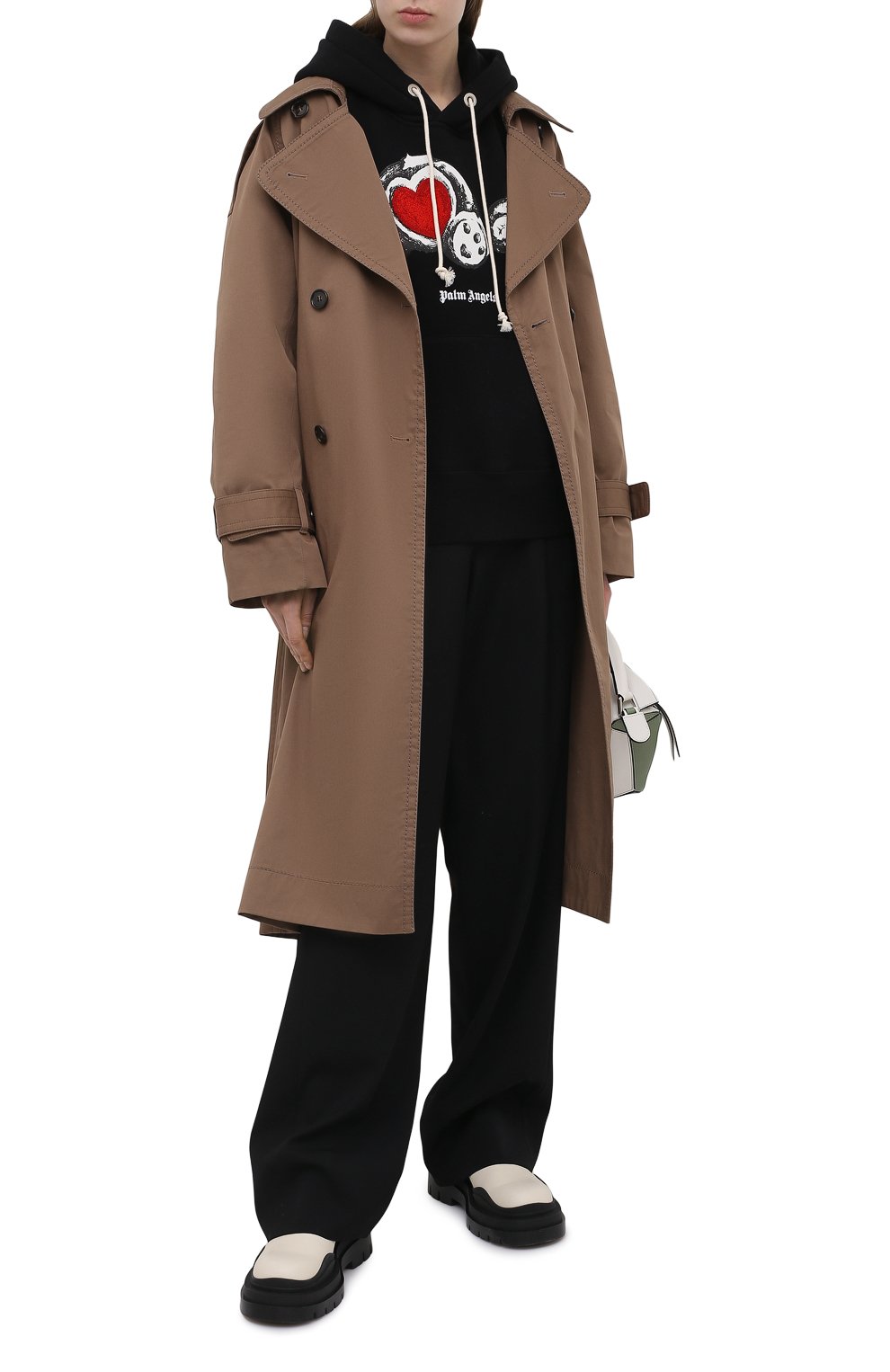 Хлопковое худи PALM ANGELS, арт. PWBB023S21FLE0031001, фото 2