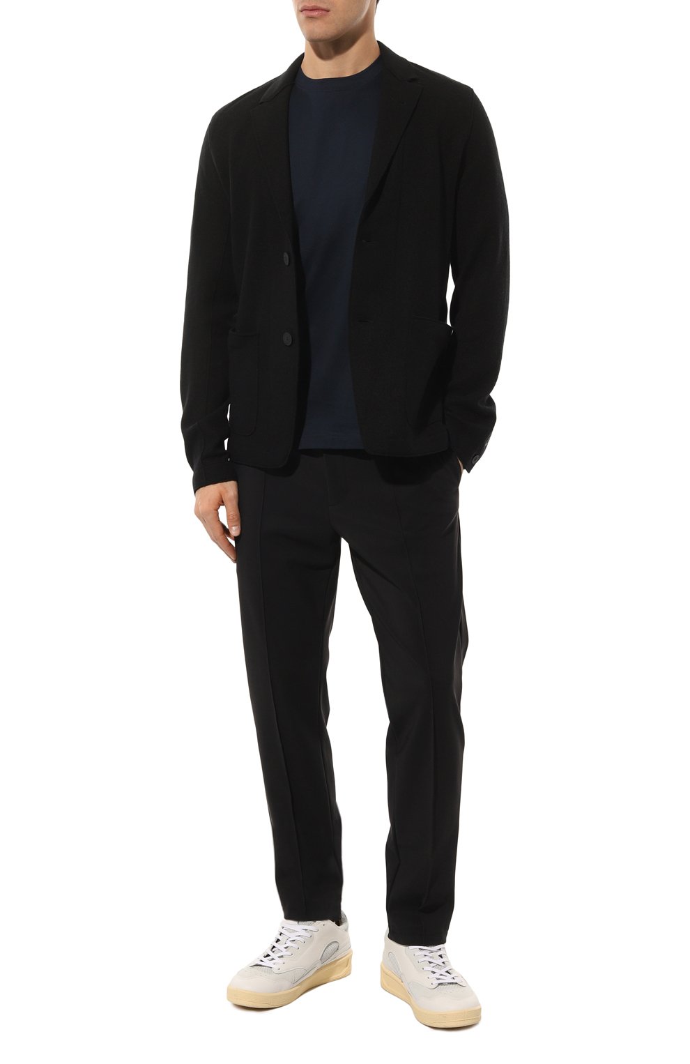 Шерстяной пиджак TRANSIT черного цвета по цене 59500 руб., арт. CFUTRVK202, фото 2 Шерстяной пиджак TRANSIT, арт. CFUTRVK202, фото 2