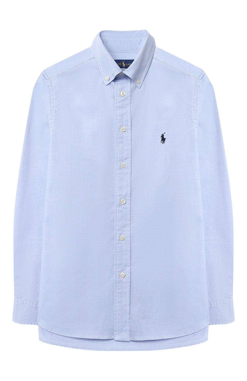 Хлопковая рубашка RALPH LAUREN голубого цвета по цене 11950 руб., арт. 323819238, фото 1 Хлопковая рубашка RALPH LAUREN, арт. 323819238, фото 1