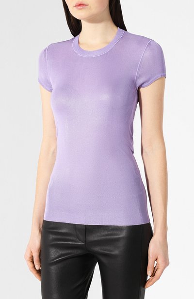 Топ из вискозы TOM FORD фиолетового цвета по цене 124500 руб., арт. MAK854-YAX207, фото 3 Топ из вискозы TOM FORD, арт. MAK854-YAX207, фото 3