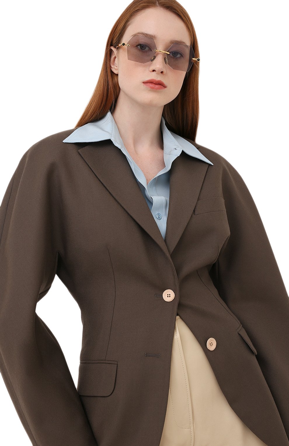 Солнцезащитные очки KUB0RAUM, арт. P53 GD CM GREY1, фото 2