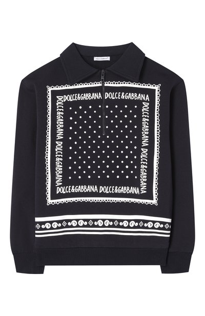 Хлопковый свитшот DOLCE & GABBANA, арт. L4JWLG/G70LL/8-14