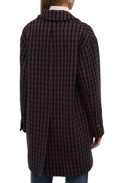 Кашемировое пальто KITON синего цвета по цене 666500 руб., арт. D52610K0580A, фото 4 Кашемировое пальто KITON, арт. D52610K0580A, фото 4