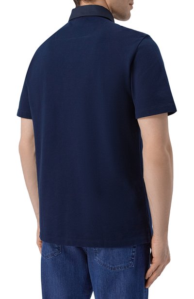 Хлопковое поло BRIONI, арт. UJUP0L/PA627, фото 4