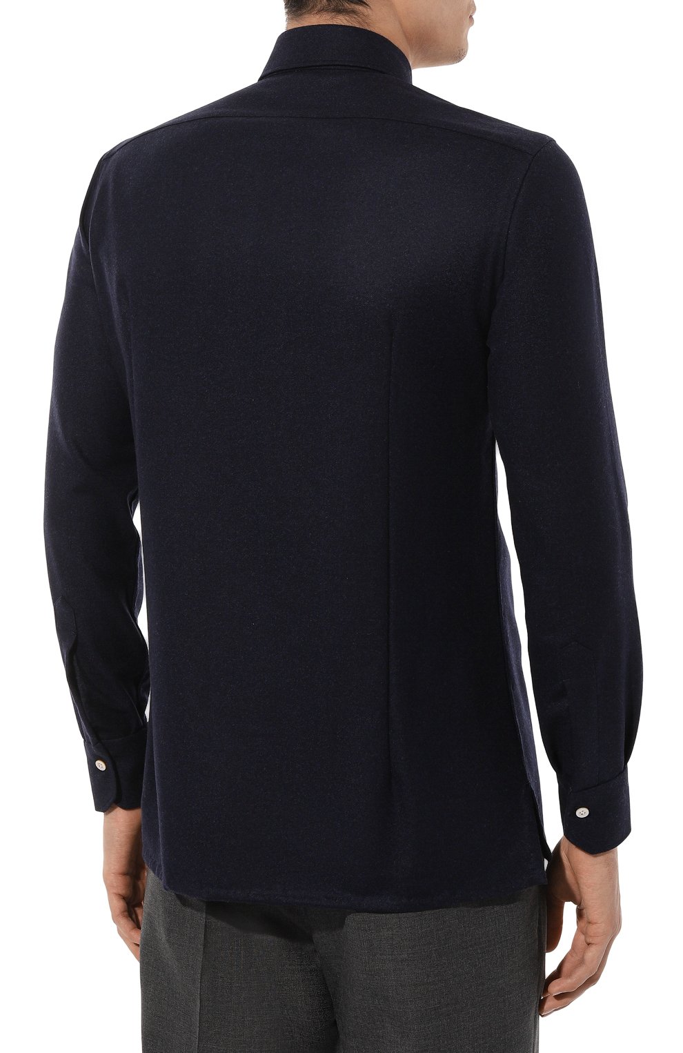 Шерстяная рубашка KITON, арт. UMCNERK0131C07, фото 4