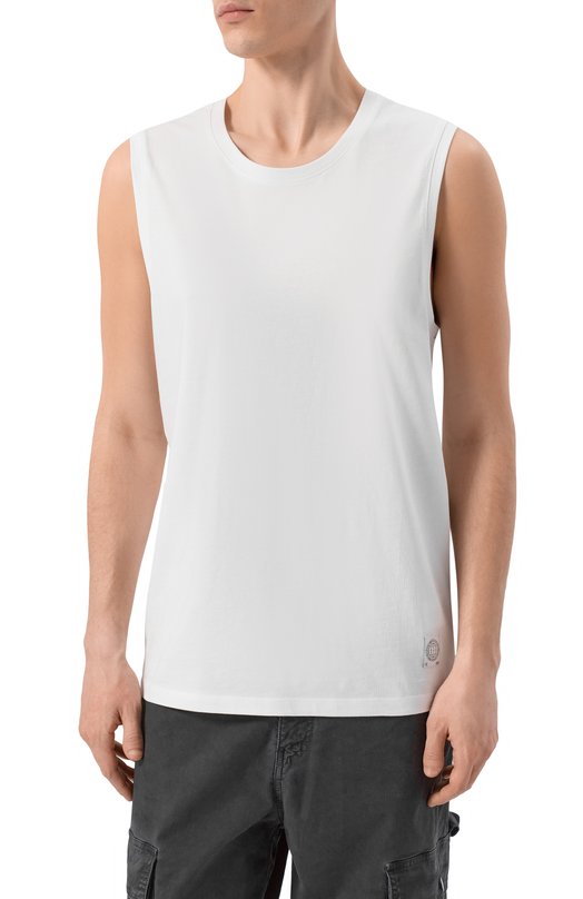 Хлопковая майка Dirk Bikkembergs BMT1564 Белый  BMT1564 Фото 3