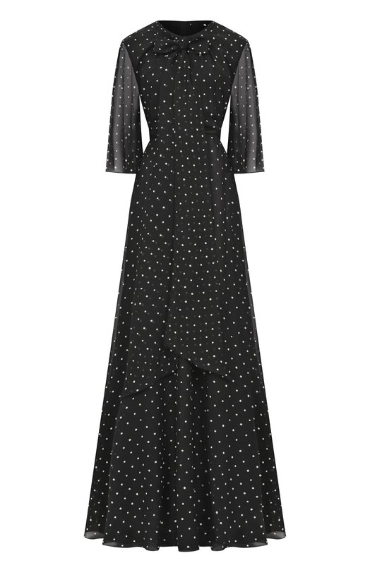 Шелковое платье Giambattista Valli 25FWPVCL5146/53PRI Чёрный 25FWPVCL5146/53PRI