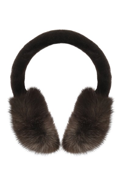 Меховые наушники из норки и соболя VICTORIA KUSENKOVA, арт. 990213504087, фото 2