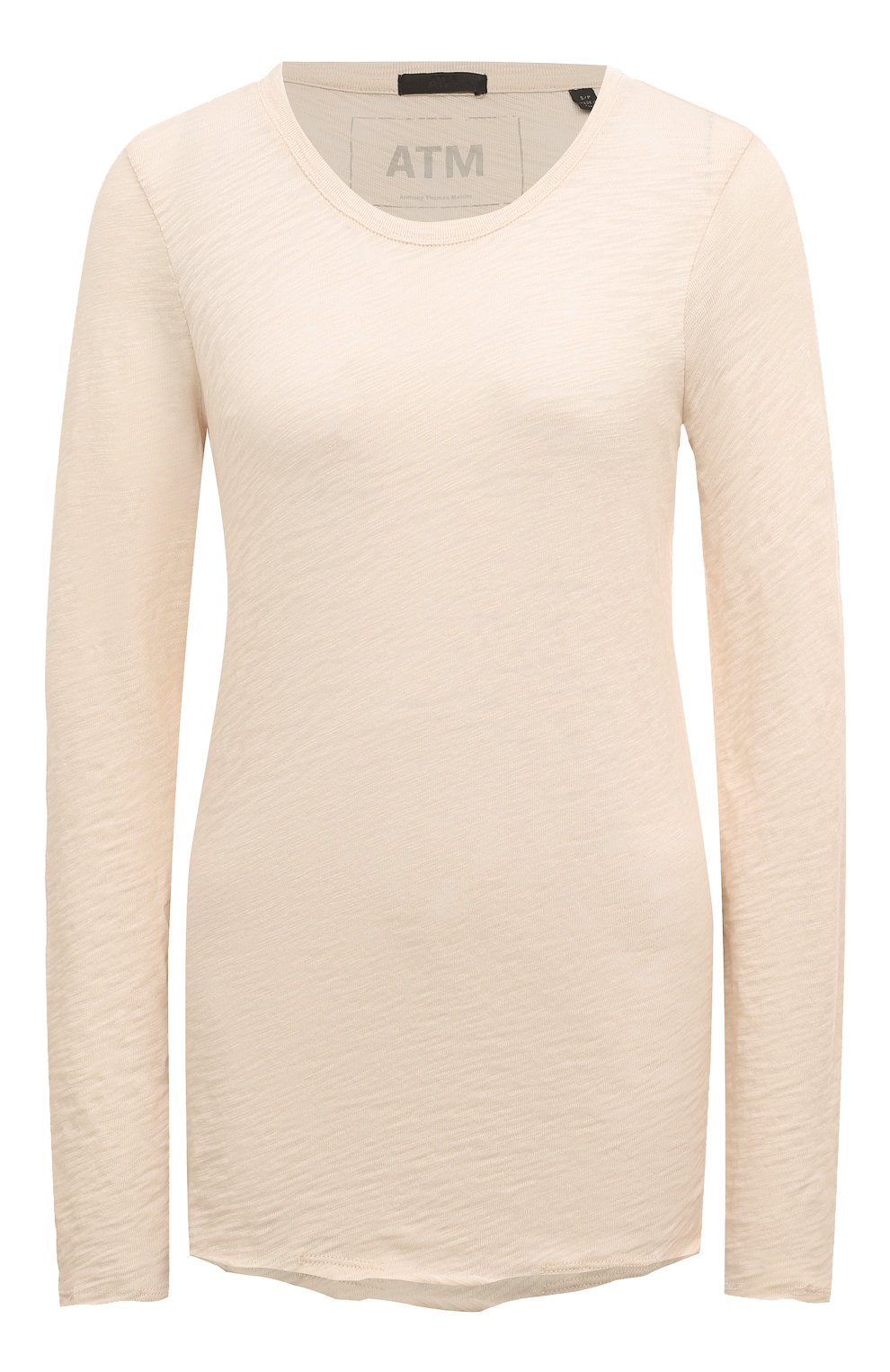 Хлопковый лонгслив ATM ANTHONY THOMAS MELILLO, арт. AW1047-FK, фото 1