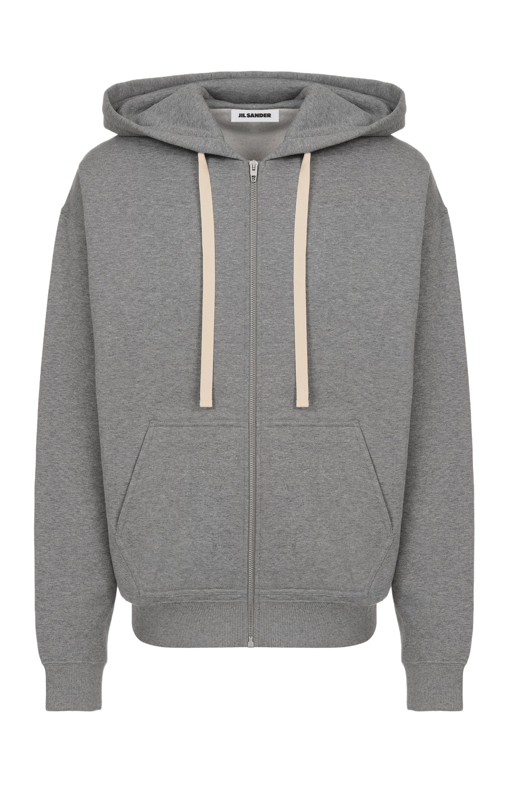 Хлопковая толстовка JIL SANDER серого цвета по цене 164500 руб., арт. J22HG0118/J20133, фото 1 Хлопковая толстовка JIL SANDER, арт. J22HG0118/J20133, фото 1