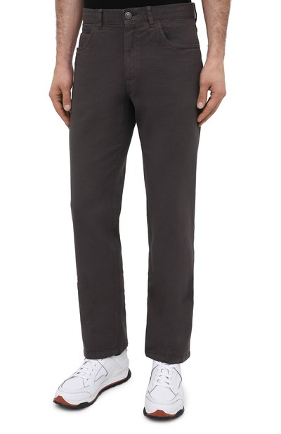 Джинсы stelvio BRIONI коричневого цвета по цене 77400 руб., арт. SPNJ0M/08T01/STELVI0, фото 4 Джинсы stelvio BRIONI, арт. SPNJ0M/08T01/STELVI0, фото 4