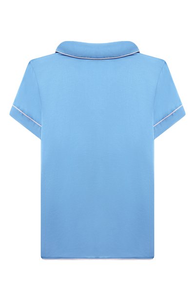 Пижама из вискозы STORY LORIS синего цвета по цене 17200 руб., арт. 36821, фото 3 Пижама из вискозы STORY LORIS, арт. 36821, фото 3