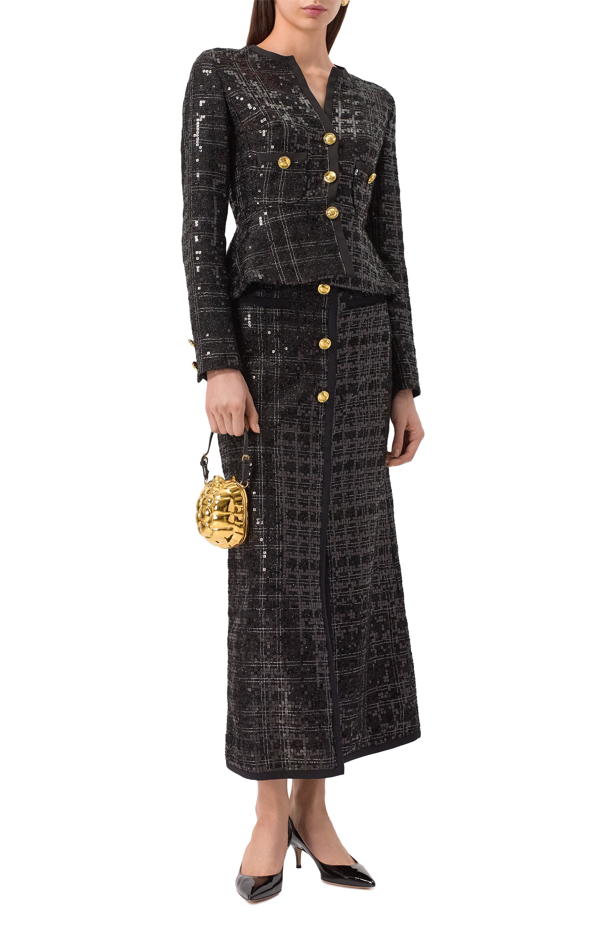 Жакет с отделкой пайетками GIAMBATTISTA VALLI, арт. 25SSPVCA6106-23LAB, фото 2