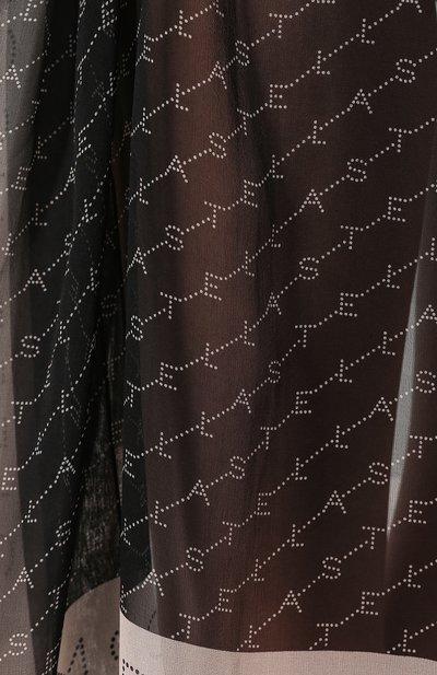 Шелковая туника STELLA MCCARTNEY черного цвета по цене 48150 руб., арт. S7A200620, фото 5 Шелковая туника STELLA MCCARTNEY, арт. S7A200620, фото 5