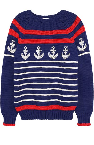 Пуловер с контрастным принтом GUCCI, арт. 455076/X5J19, фото 1